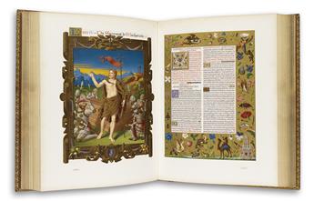 (ILLUMINATED RELIGIOUS MANUSCRIPT FACSIMILE.) von Kempen, Thomas. Imitation de Jesus Christ.